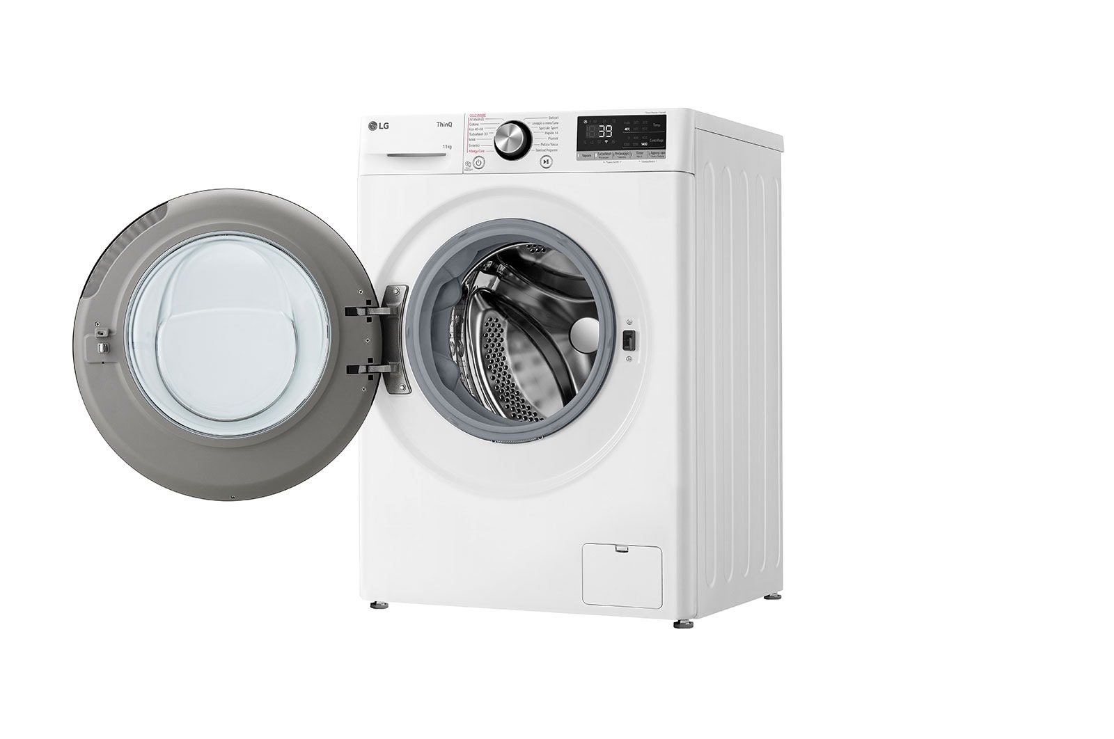 LG Lavatrice 11kg AI DD™ | Serie R7 Classe A-10% | 1400 giri, TurboWash 360, Vapore su 7 programmi, Wi-Fi | White, F4R7011TSWB