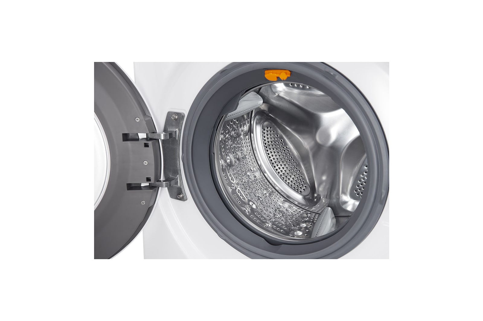 LG Lavatrice Smart TurboWash™ 9 kg Oblò Ring Silver Cromato, F4TURBO9