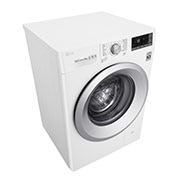 LG Lavatrice Smart TurboWash™ 9 kg Oblò Ring Silver Cromato, F4TURBO9