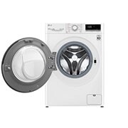 LG Lavatrice 8kg AI DD™ | Serie V3 Classe B | 1400 giri, Lavaggio a vapore, Inverter Direct Drive | White, F4WE408AIDD