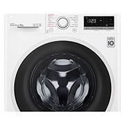 LG Lavatrice 8kg AI DD™ | Serie V3 Classe B | 1400 giri, Lavaggio a vapore, Inverter Direct Drive | White, F4WE408AIDD