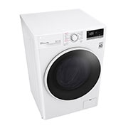 LG Lavatrice 8kg AI DD™ | Serie V3 Classe B | 1400 giri, Lavaggio a vapore, Inverter Direct Drive | White, F4WE408AIDD