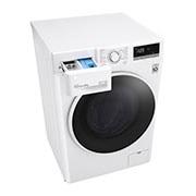 LG Lavatrice 8kg AI DD™ | Serie V3 Classe B | 1400 giri, Lavaggio a vapore, Inverter Direct Drive | White, F4WE408AIDD