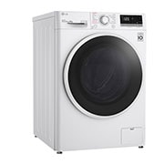 LG Lavatrice 8kg AI DD™ | Serie V3 Classe B | 1400 giri, Lavaggio a vapore, Inverter Direct Drive | White, F4WE408AIDD