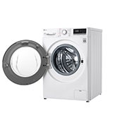 LG Lavatrice 8kg AI DD™ | Serie V3 Classe B | 1400 giri, Lavaggio a vapore, Inverter Direct Drive | White, F4WE408AIDD