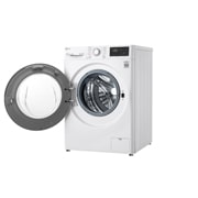 LG Lavatrice 9kg AI DD™ | Serie V3 Classe B | 1400 giri, Lavaggio a vapore, Inverter Direct Drive | White, F4WE409AIDD