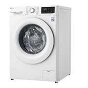 LG Lavatrice 8kg AI DD™ | Serie V3 Classe B | 1400 giri, Lavaggio a vapore, Inverter Direct Drive | White, F4WV308S3B