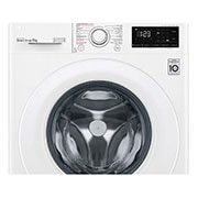 LG Lavatrice 8kg AI DD™ | Serie V3 Classe B | 1400 giri, Lavaggio a vapore, Inverter Direct Drive | White, F4WV308S3B