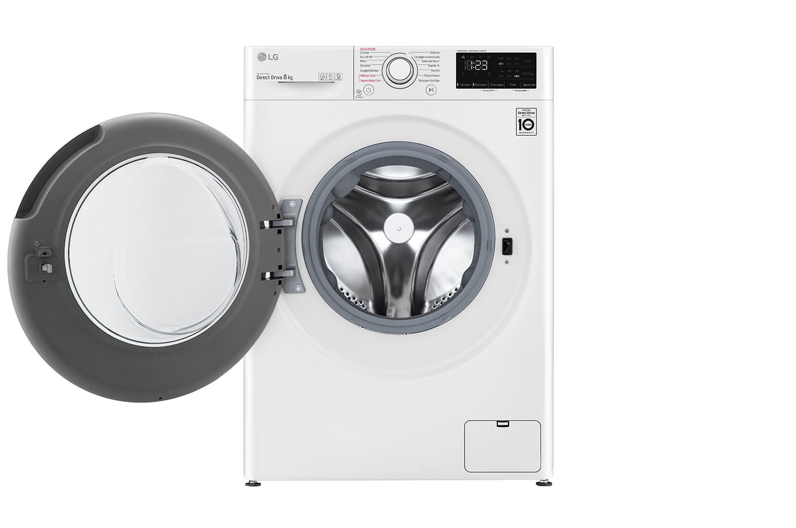 LG Lavatrice Smart AI DD™ 8kg Classe energetica C Tecnologia Steam™, F4WV308S3E