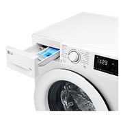 LG Lavatrice 9kg AI DD™ | Serie V3 Classe A/A/A | 1400 giri, Lavaggio a vapore, Allergy Care, Motore Direct Drive | White, F4WV309S3AA