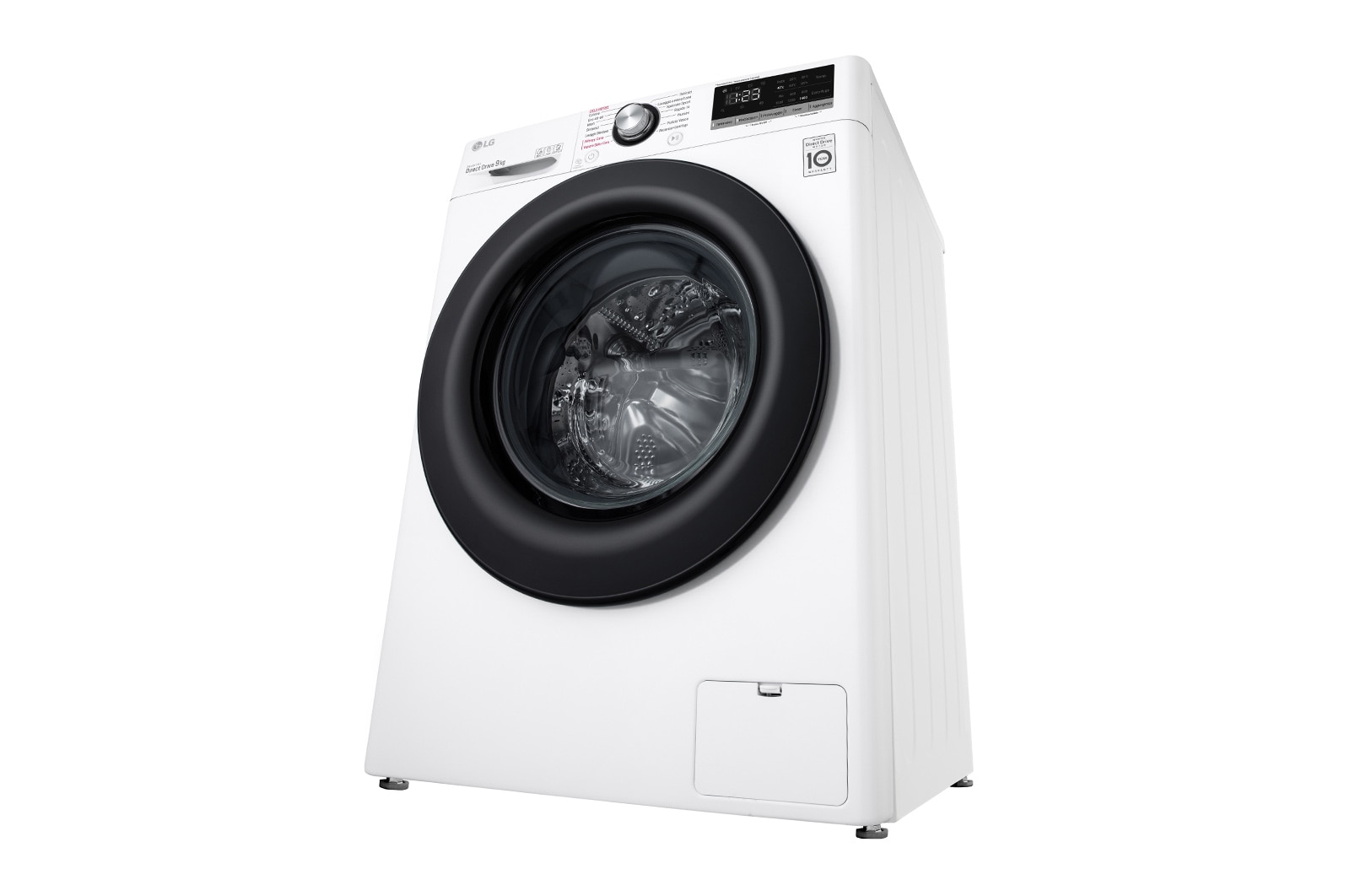 LG Lavatrice 9kg AI DD™ | Serie V3 Classe B | 1400 giri, Lavaggio a vapore, Inverter Direct Drive | White, F4WV309S6E