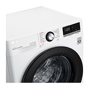 LG Lavatrice 9kg AI DD™ | Serie V3 Classe A/A/A | 1400 giri, Lavaggio a vapore, Inverter Direct Drive | White, F4WV309SAE