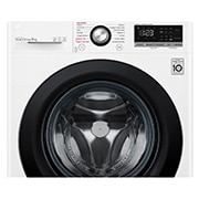 LG Lavatrice 9kg AI DD™ | Serie V3 Classe A/A/A | 1400 giri, Lavaggio a vapore, Inverter Direct Drive | White, F4WV309SAE