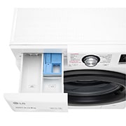 LG Lavatrice 9kg AI DD™ | Serie V3 Classe A/A/A | 1400 giri, Lavaggio a vapore, Inverter Direct Drive | White, F4WV309SAE