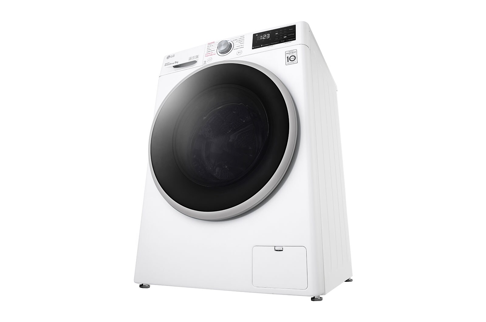 LG Lavatrice 9kg AI DD™ | Serie V3 Classe B | 1400 giri, Lavaggio a vapore, Allergy Care | White, F4WV309SIL