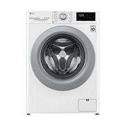 Vista frontale di Lavatrice 10,5kg AI DD™ | Serie V3 Classe B | 1400 giri, Lavaggio a vapore, Inverter Direct Drive | White F4WV310S4E