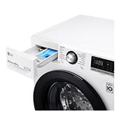 LG Lavatrice 10,5kg AI DD™ | Serie V3 Classe B | 1400 giri, Lavaggio a vapore, Inverter Direct Drive | White, F4WV310S6E