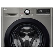 LG Lavatrice 10,5kg AI DD™ | Serie V3 Classe B | 1400 giri, Lavaggio a vapore, Inverter Direct Drive | Silver, F4WV310S6PE