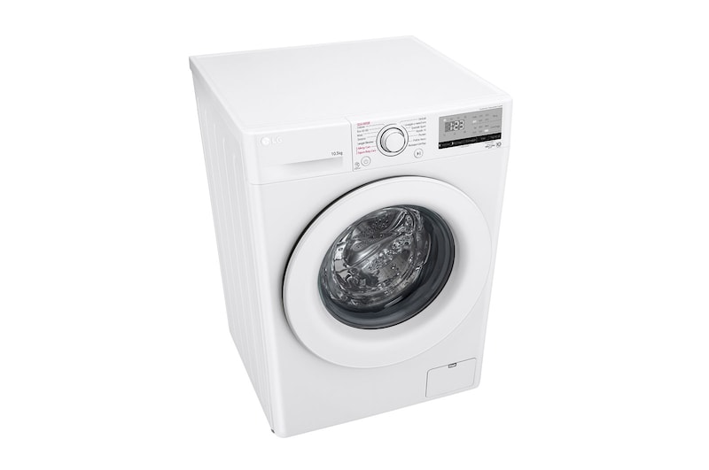LG Lavatrice 10,5kg AI DD™ | Serie V3 Classe B | 1400 giri, Lavaggio a vapore, Allergy Care | White, F4WV310WHT