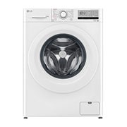 Vista frontale di Lavatrice 10,5kg AI DD™ | Serie V3 Classe B | 1400 giri, Lavaggio a vapore, Allergy Care | White F4WV310WHT