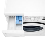 LG Lavatrice 10,5kg AI DD™ | Serie V3 Classe B | 1400 giri, Lavaggio a vapore, Allergy Care | White, F4WV310WHT