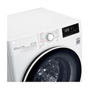 LG Lavatrice 12kg AI DD™ | Serie V3 Classe B | 1400 giri, Lavaggio a vapore, Inverter Direct Drive | White, F4WV312S0E