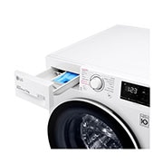 LG Lavatrice 12kg AI DD™ | Serie V3 Classe B | 1400 giri, Lavaggio a vapore, Inverter Direct Drive | White, F4WV312S0E