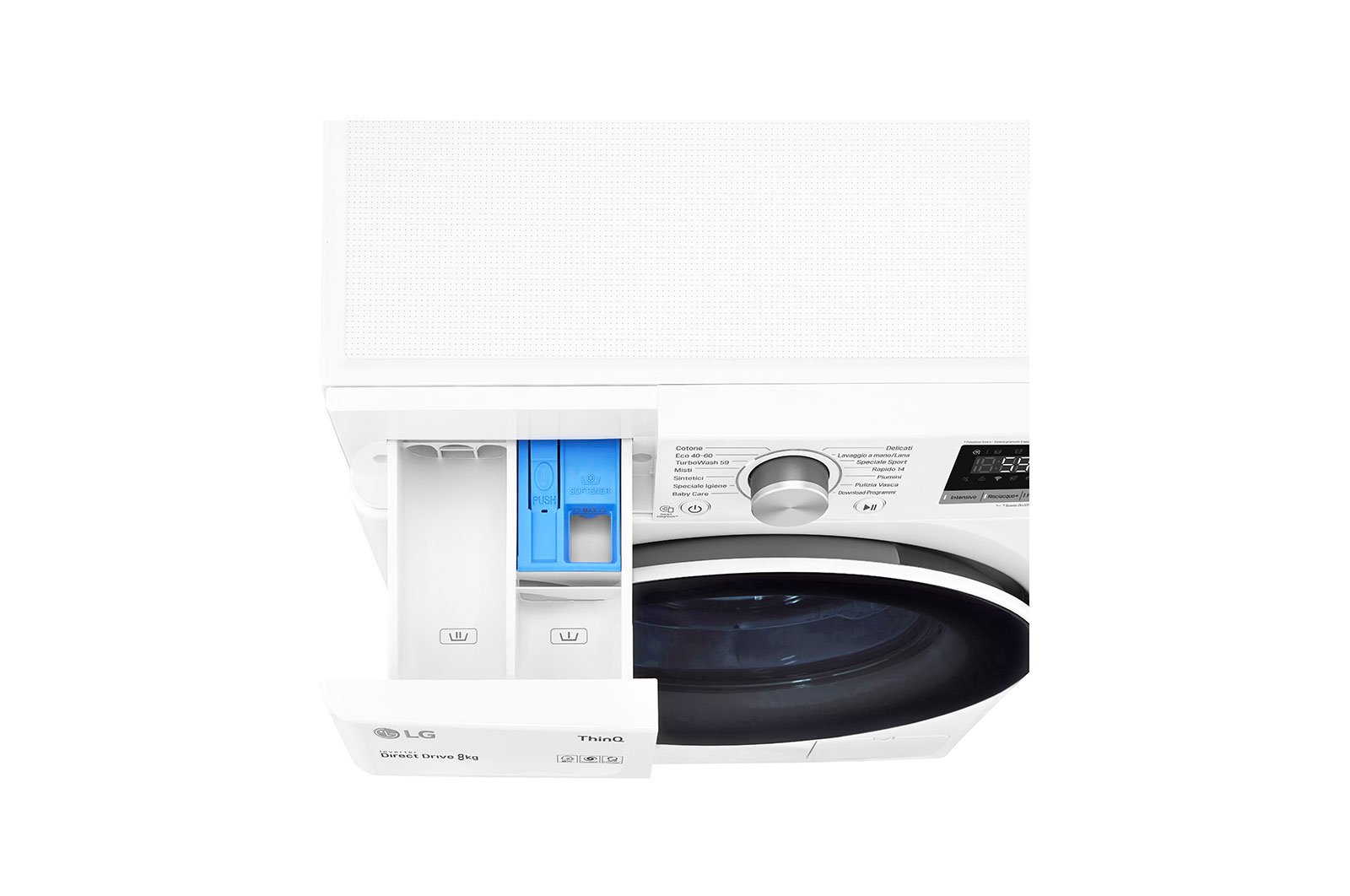LG Lavatrice Smart AI DD™ TurboWash™ 8 kg Classe energetica C, F4WV508N0E