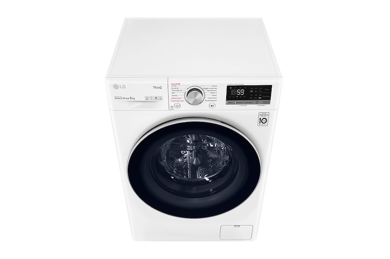 LG Lavatrice Smart AI DD™ TurboWash™ 8kg Classe energetica C Lavaggio a vapore, F4WV508S1E
