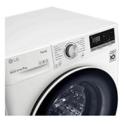 LG Lavatrice 9kg AI DD™ | Serie V5 Classe B | 1400 giri, TurboWash, Inverter Direct Drive, Wi-Fi | White, F4WV509N0E