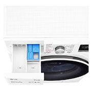 LG Lavatrice 9kg AI DD™ | Serie V5 Classe B | 1400 giri, TurboWash, Lavaggio a vapore, Wi-Fi | White, F4WV509S0E