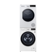 Vista frontale di OFFERTA Lavatrice &#43; Asciugatrice: Lavatrice 9kg AI DD™ &#43; Asciugatrice 8kg Pompa di calore F4WV509S0EA.RH80M3