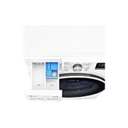 LG Lavatrice 10,5kg AI DD™ | Serie V5 Classe B | 1400 giri, TurboWash, Lavaggio a vapore, Wi-Fi | White, F4WV510S1E