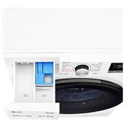 LG Lavatrice 10,5kg AI DD™ | Serie V5 Classe A/A/A | 1400 giri, TurboWash, Lavaggio a vapore, Wi-Fi | White, F4WV510SAE