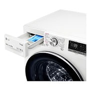 LG Lavatrice 8kg AI DD™ | Serie V7 Classe A/A/A | 1400 giri, TurboWash 360, Lavaggio a vapore, Wi-Fi | White, F4WV708S2E
