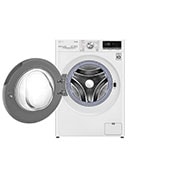 LG Lavatrice 8kg AI DD™ | Serie V7 Classe A/A/A | 1400 giri, TurboWash 360, Lavaggio a vapore, Wi-Fi | White, F4WV708S2E