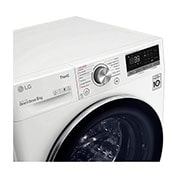 LG Lavatrice 9kg AI DD™ | Serie V7 Classe A/A/A | 1400 giri, TurboWash 360, Lavaggio a vapore, Wi-Fi | White, F4WV709S2E