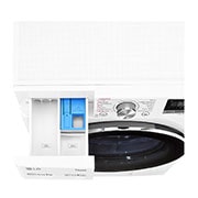 LG Lavatrice 9kg AI DD™ | Serie V7 Classe A/A/A | 1400 giri, TurboWash 360, Lavaggio a vapore, Wi-Fi | White, F4WV709S2E