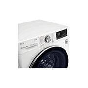 LG Lavatrice 9kg AI DD™ | Serie V7 Classe A/A/A | 1400 giri, TurboWash 360, Autodosaggio, Vapore, Wi-Fi | White, F4WV709S2EA