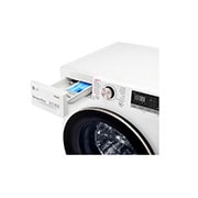 LG Lavatrice 10,5kg AI DD™ | Serie V7 Classe A-10%* | 1600 giri, TurboWash 360, Autodosaggio, Vapore, Wi-Fi | White, F6WV710SGA