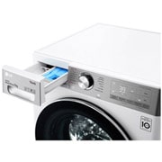 LG Lavatrice 9kg AI DD™ | Serie V9 Classe A | 1600 giri, TurboWash 360, Vapore antipiega, Wi-Fi | White, F6WV909P2E
