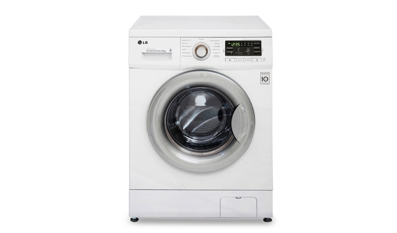 LG Lavatrice Slim 6 Kg Oblò Silver, FH0G7NDN1
