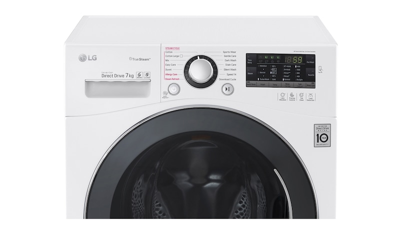 LG Lavatrice Slim TurboWash™ 7 Kg Oblò Silver, FH2A8HDS2