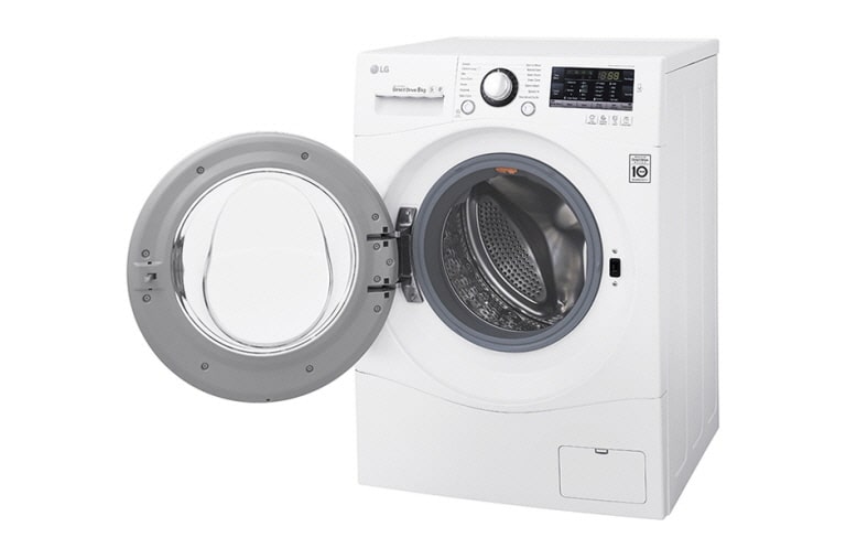 LG Lavatrice TurboWash™ 8 Kg Oblò Cromato, FH2A8TDN2