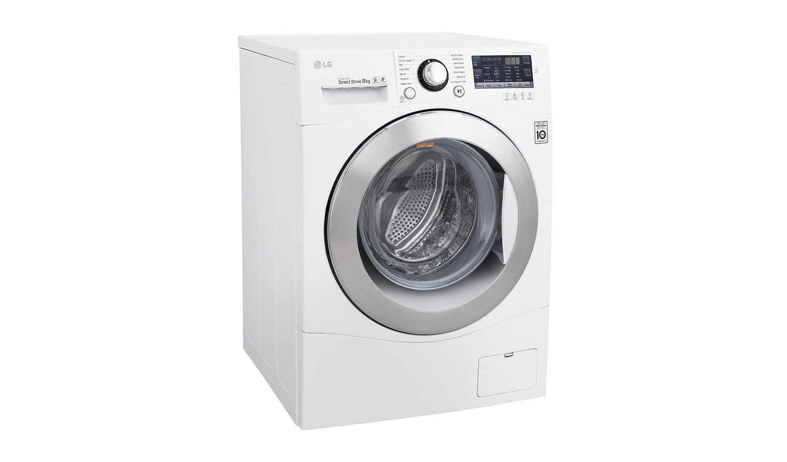 LG Lavatrice TurboWash™ 8 Kg Oblò Cromato, FH2A8TDN2