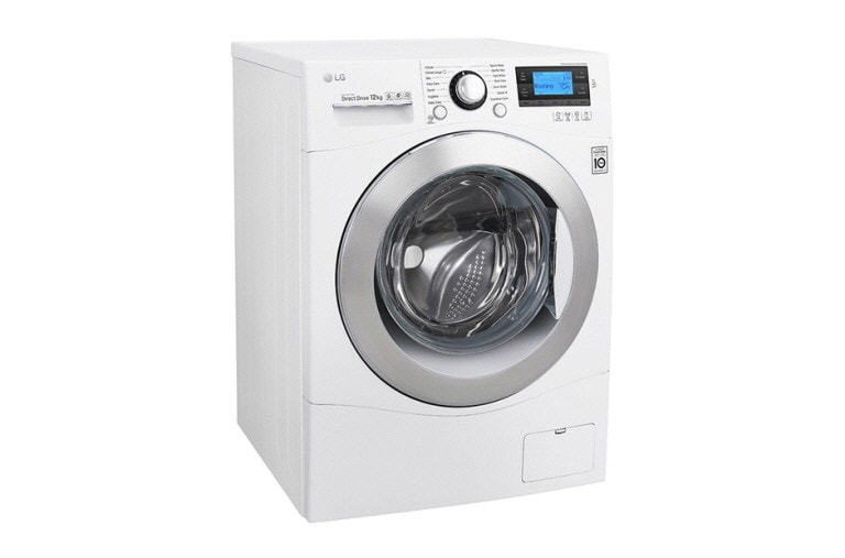 LG Lavatrice TurboWash™ 12 Kg Oblò Cromato, FH495BDN2