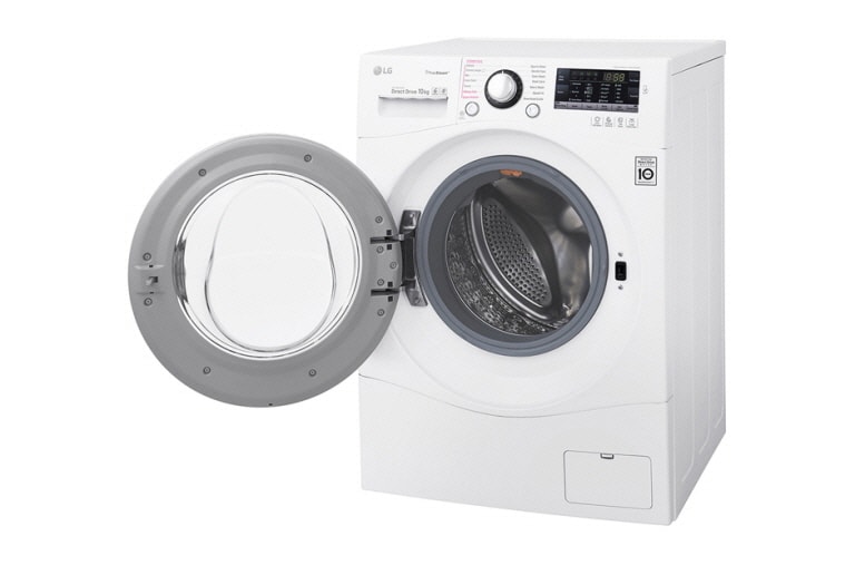 LG Lavatrice TurboWash™ 10 Kg Lavaggio a vapore Oblò Silver, FH4A8JDS2