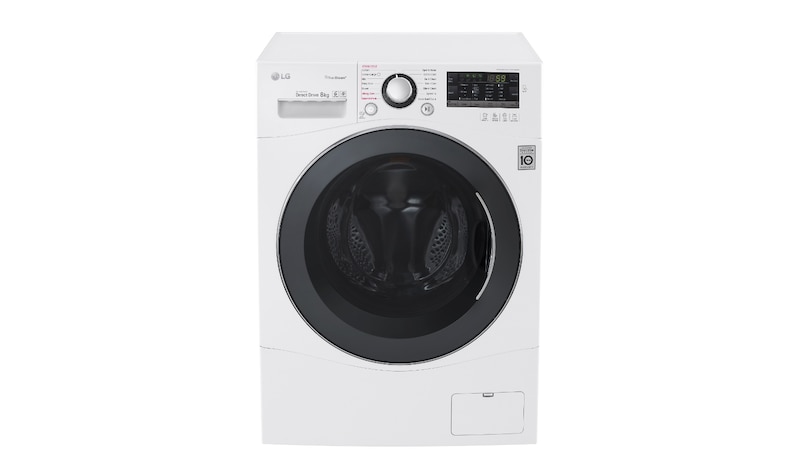 LG Lavatrice TurboWash™ 8 Kg  -40% Lavaggio a vapore Oblò Silver, FH4A8TDS2