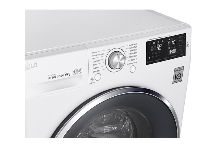 LG Lavatrice TurboWash™ 9 Kg Oblò Cromato, FH4U2VCN2