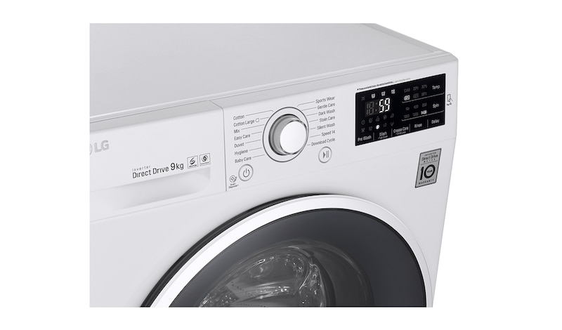 LG Lavatrice TurboWash™ 9 Kg Oblò Silver, FH4U2VDN1